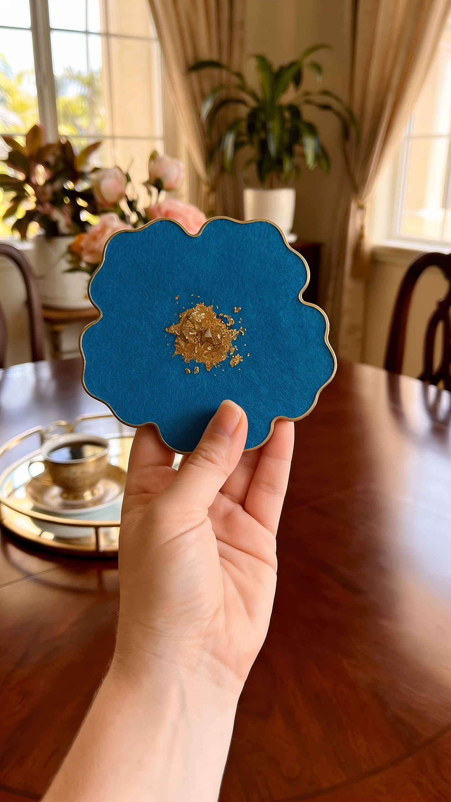 Resin coasters