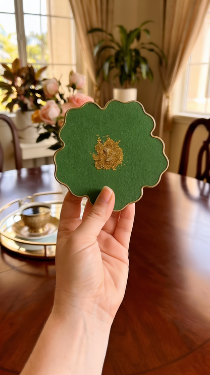 Resin coasters