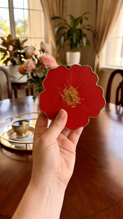 Resin coasters