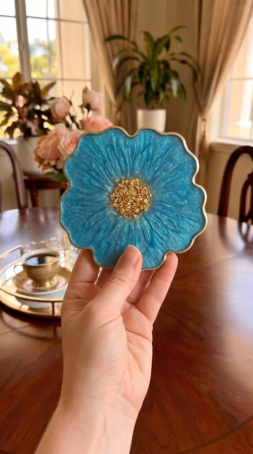 Resin coasters