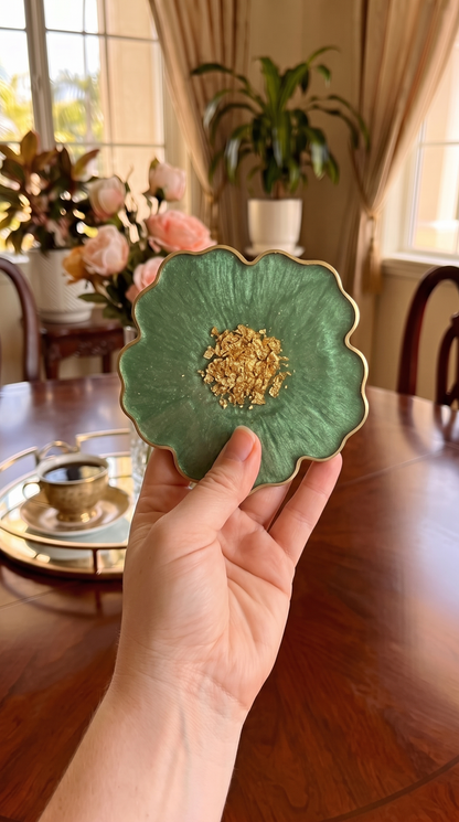 Resin coasters